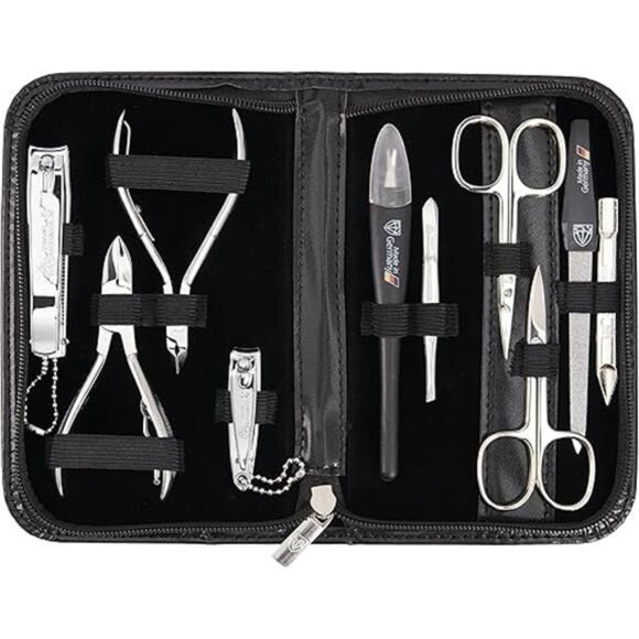 3 Swords Germany - brand quality 10 piece manicure pedicure grooming kit set - Picture 7 of 7